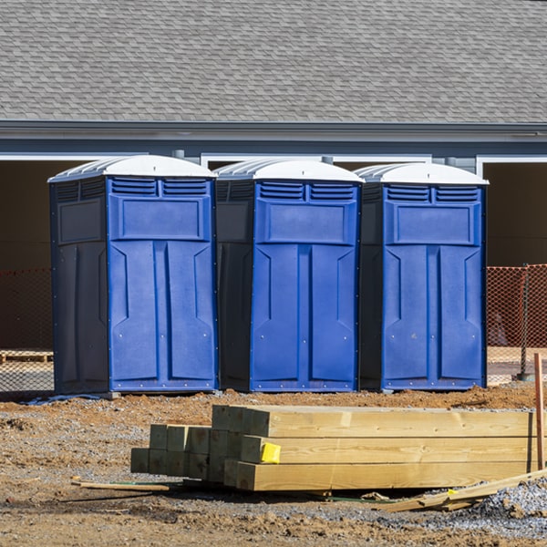 how often are the portable restrooms cleaned and serviced during a rental period in Altus OK